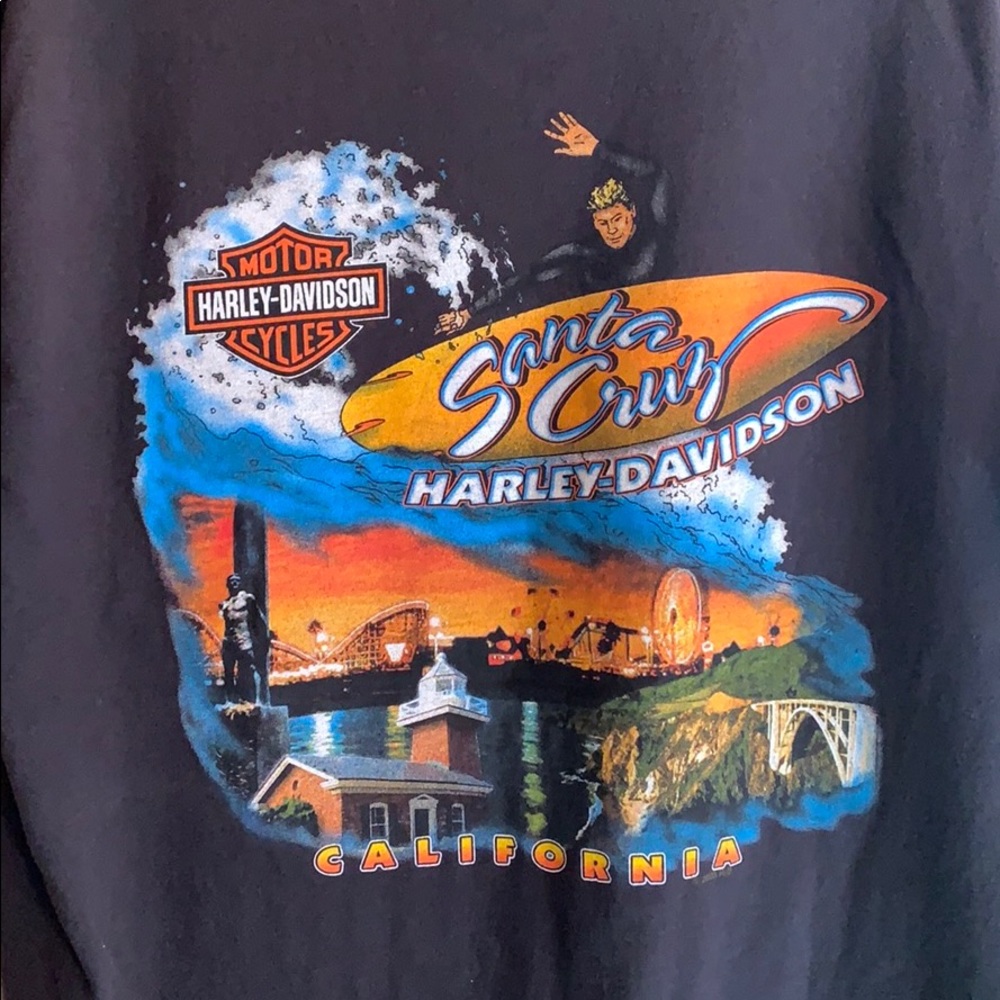 Santa Cruz Harley Davidson T-shirt large